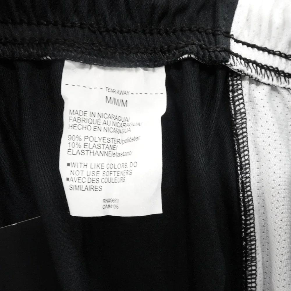 Under Armour Mens Tech Vent 8in Shorts Black White Loose Fit Medium NEW